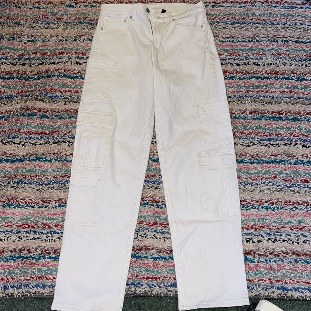 American Eagle high rise cargo pants